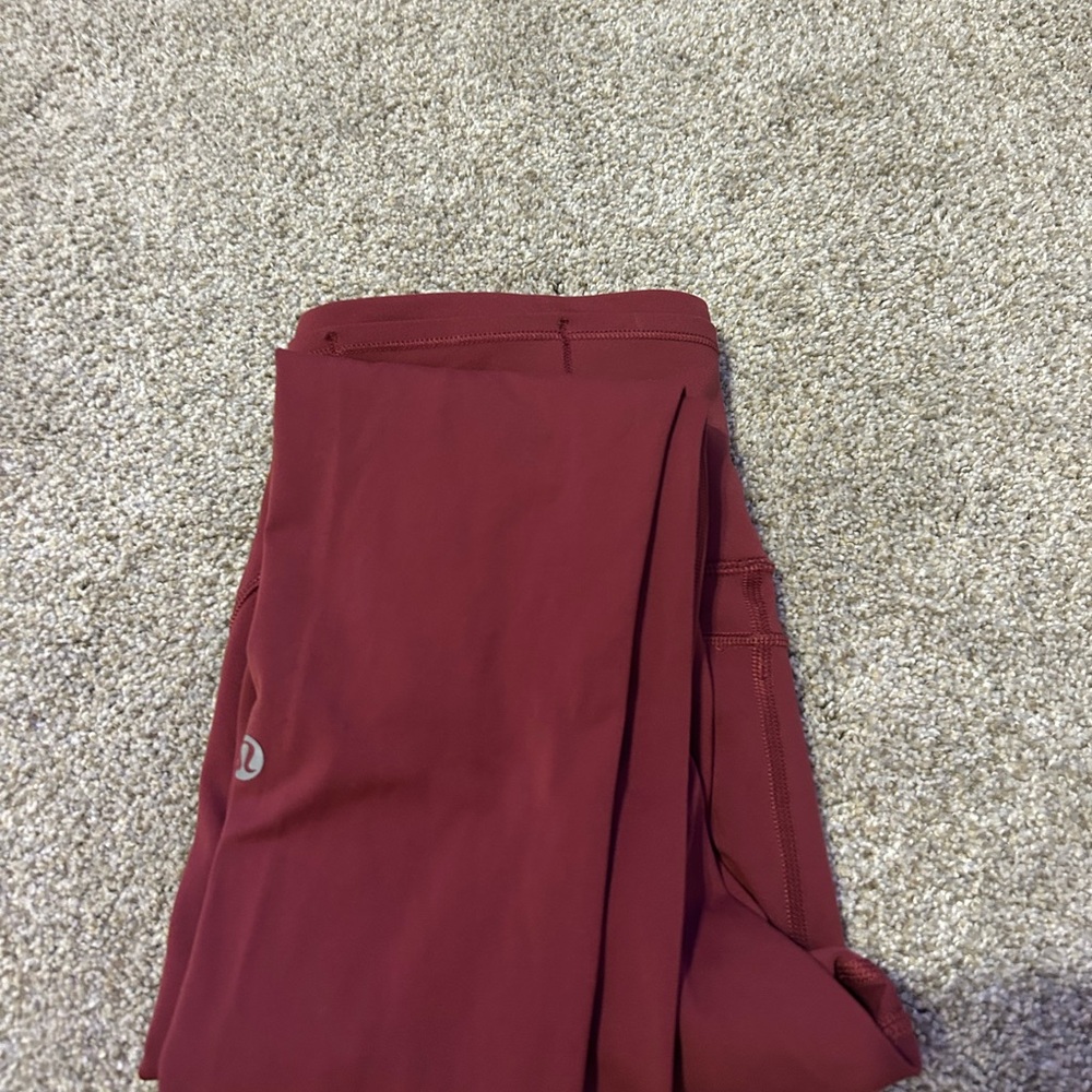 Red Athletic Leggings